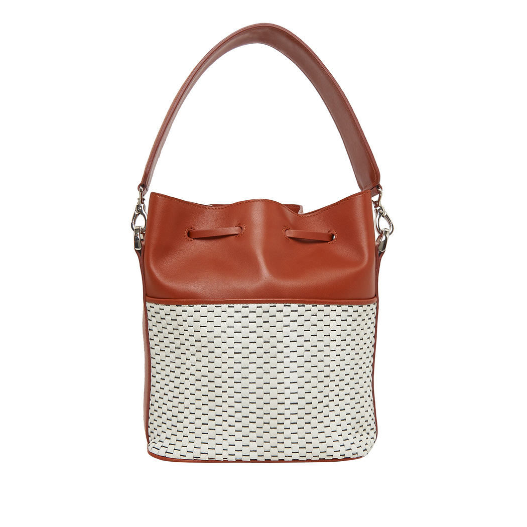 Lalla Kadın Örgülü Deri Omuz Askılı Çanta