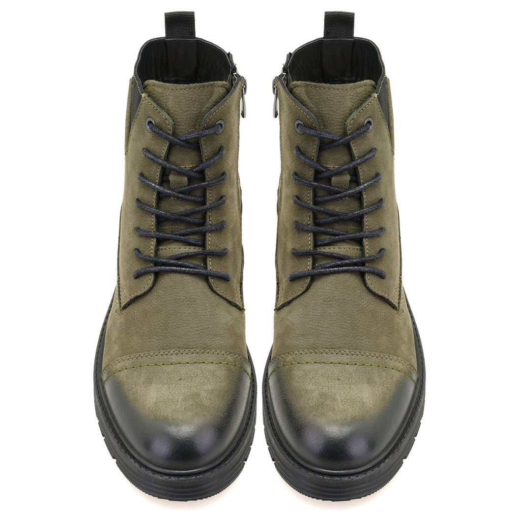 Latoya Haki Erkek Nubuk Deri Bot