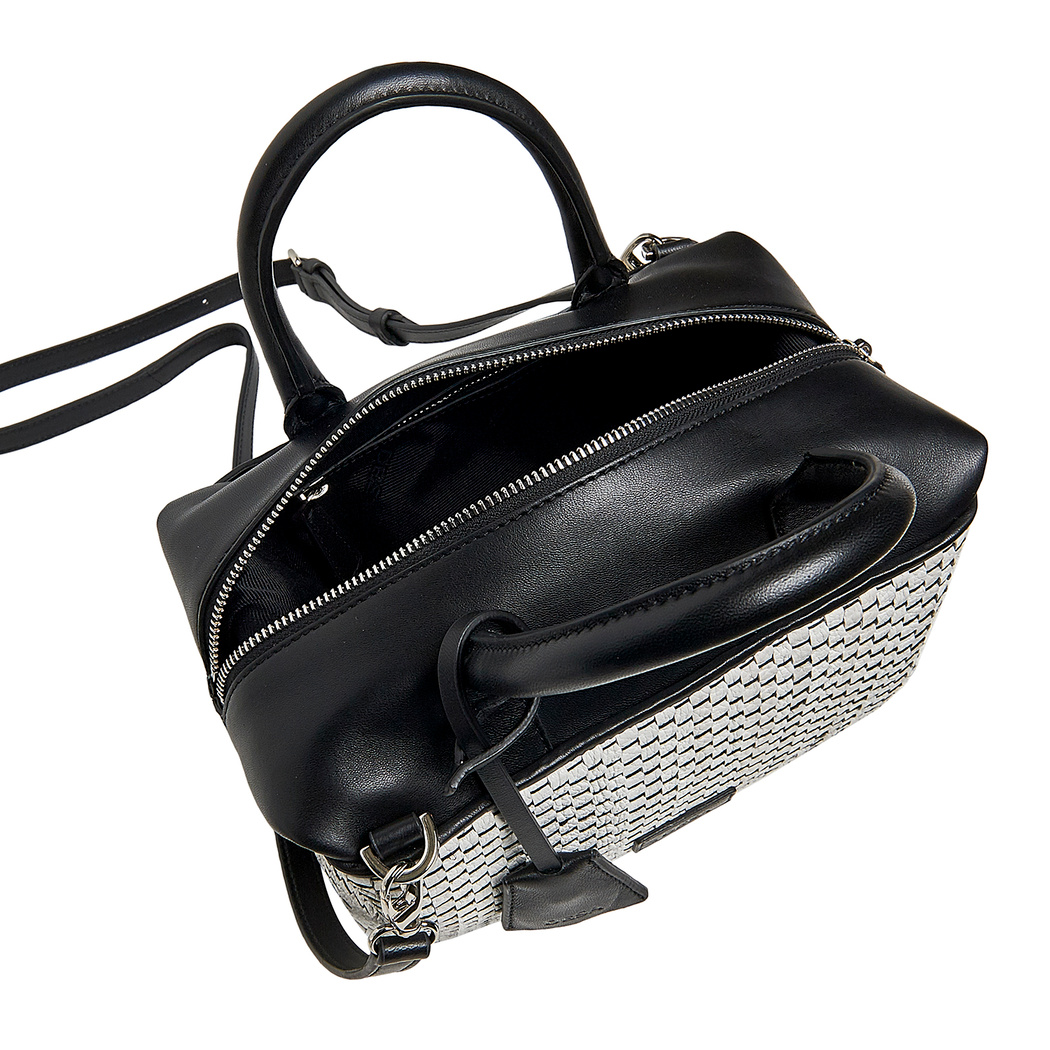 Lavendar Kadın Örgülü Deri Kol Çantası