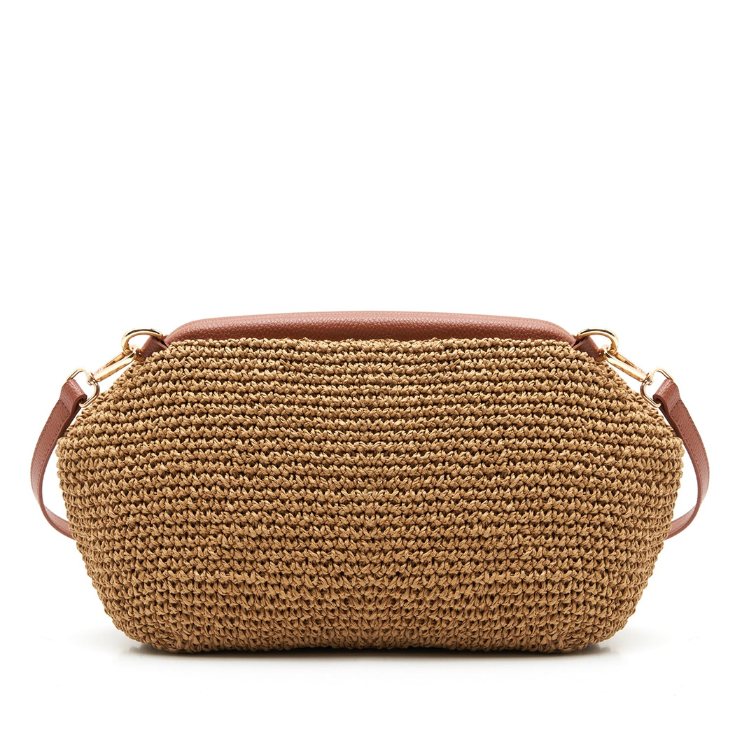 Lazuli Bej Kadın Hasır Clutch