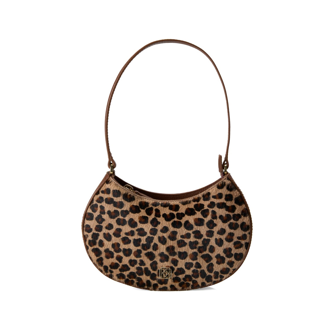 Leana Kahve Leopar Baskılı Kadın Çanta