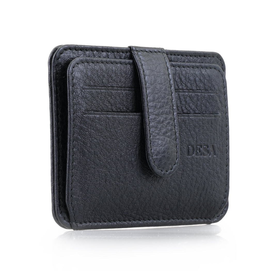 Lenora Siyah Erkek Deri Kartlık