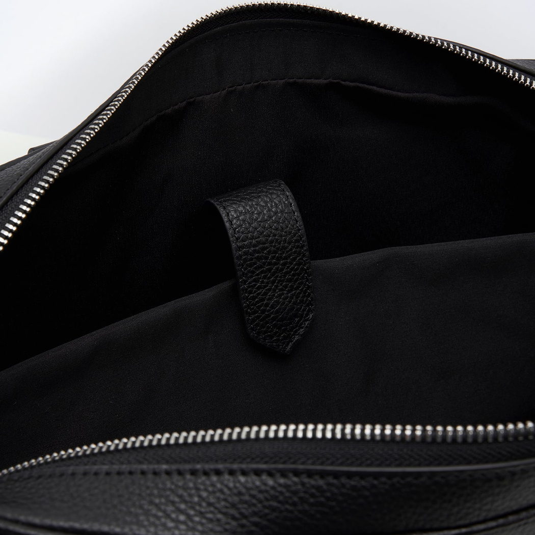 Leoda Siyah Erkek Deri Evrak Çantası