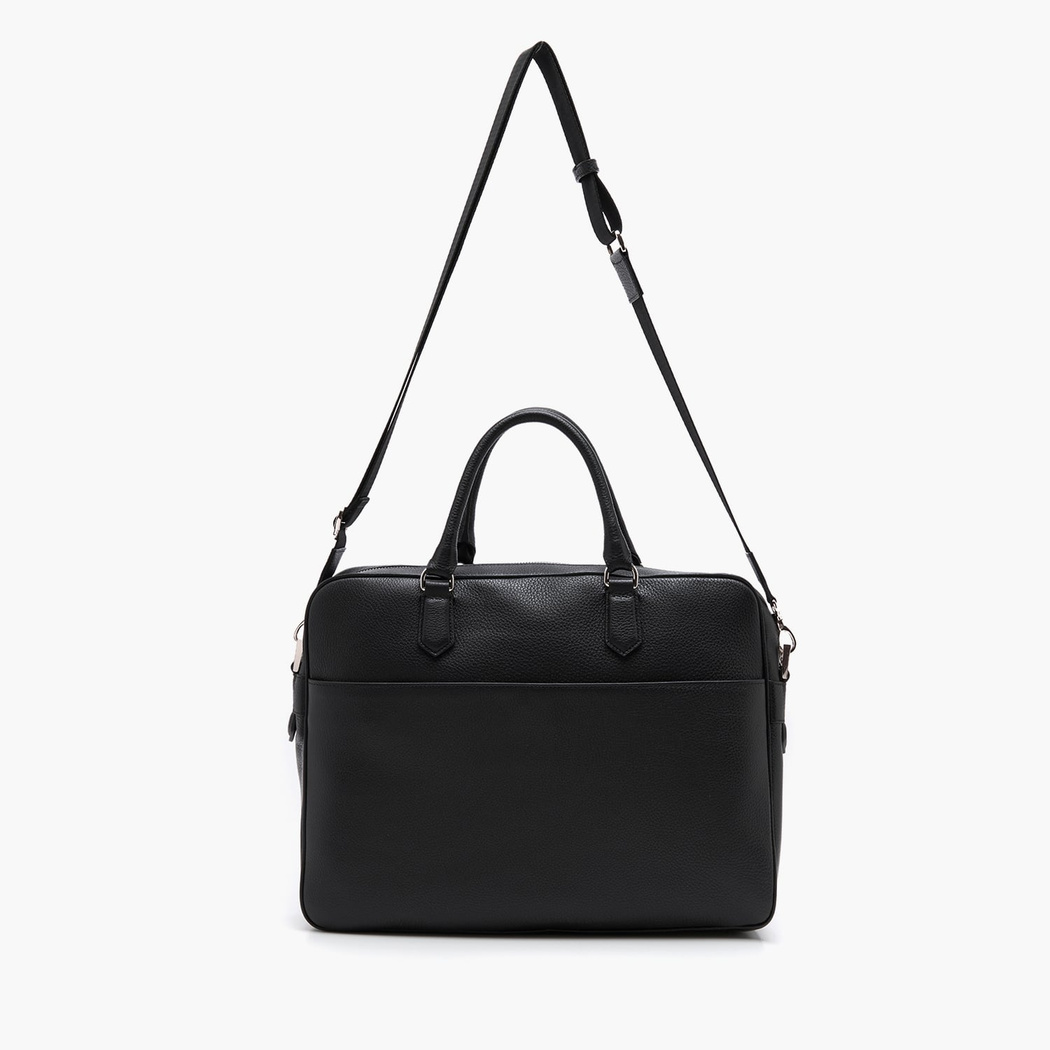 Leoda Siyah Erkek Deri Evrak Çantası