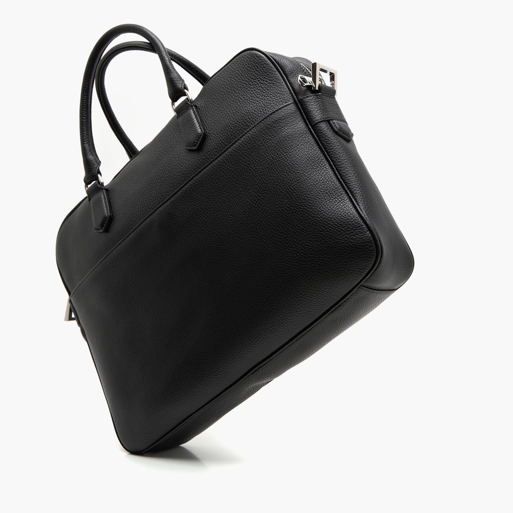 Leoda Siyah Erkek Deri Evrak Çantası