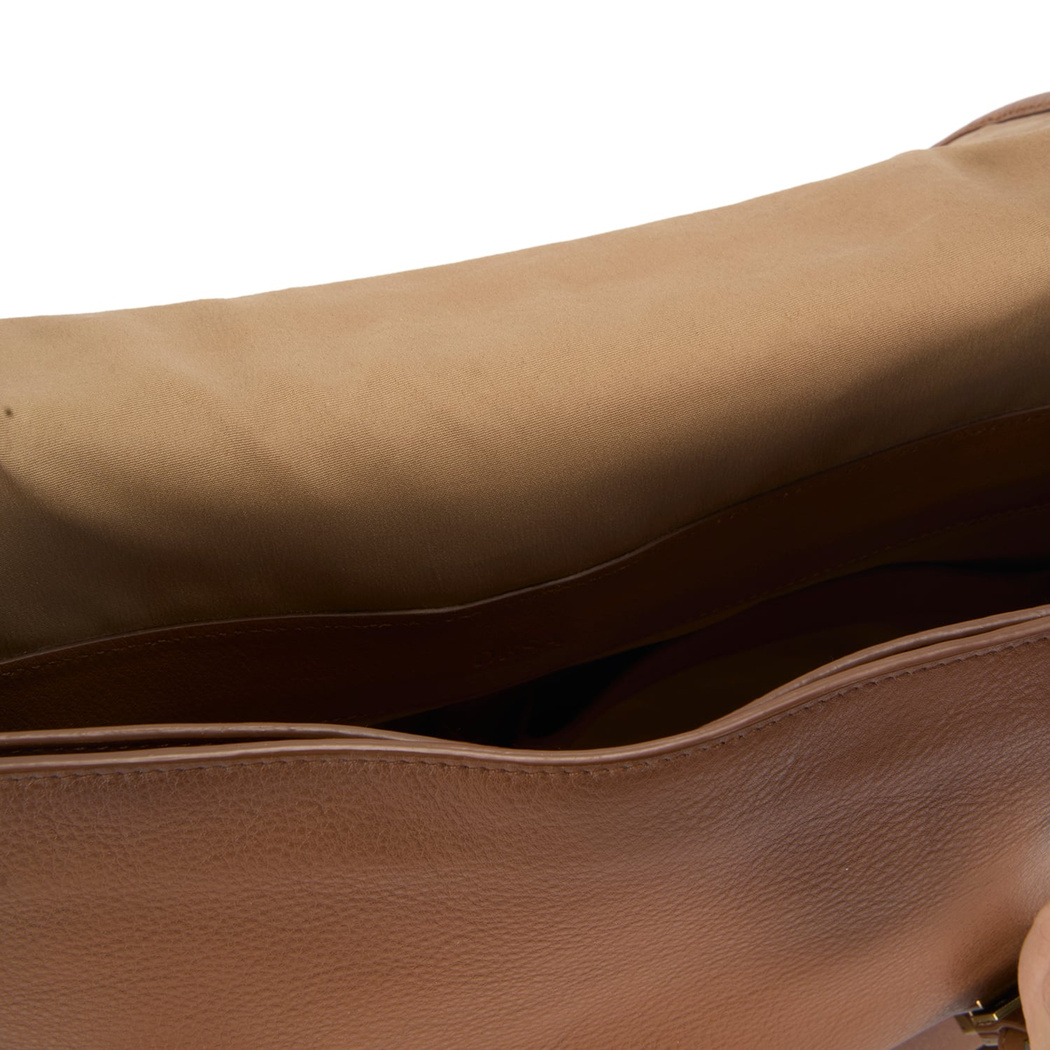 Leonel Kahve Vintage Deri Evrak Çantası