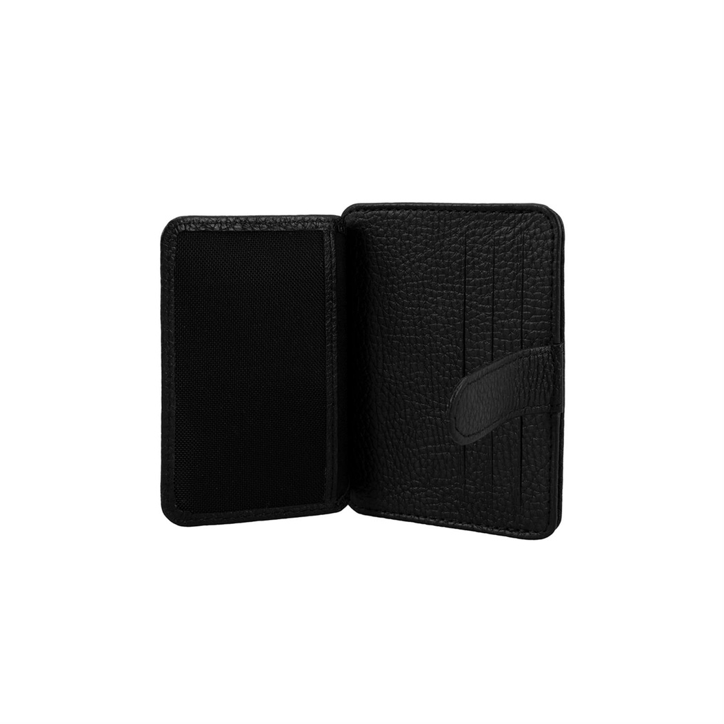 Lerona Siyah Deri Kartlık