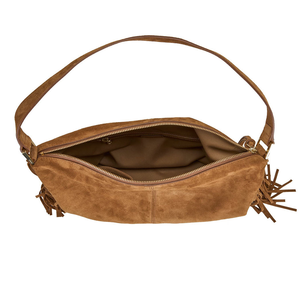 Letisya Taba Kadın Püsküllü Süet Çanta