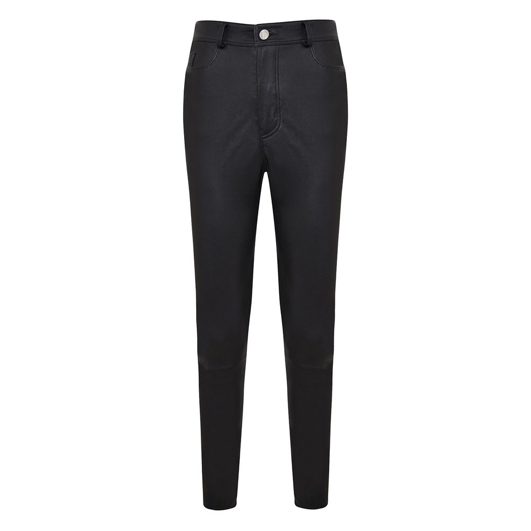 Letizia Siyah Kadın Yüksek Bel Stretch Pantolon