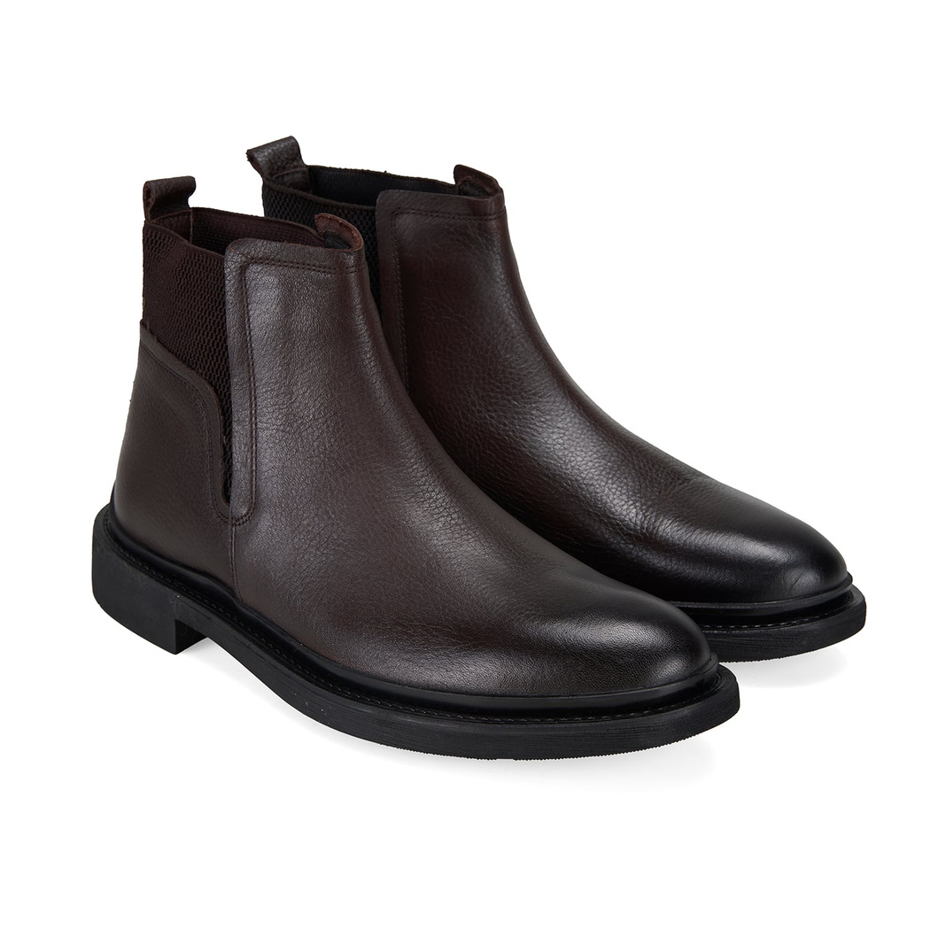 Lianne Kahve Erkek Deri Bot