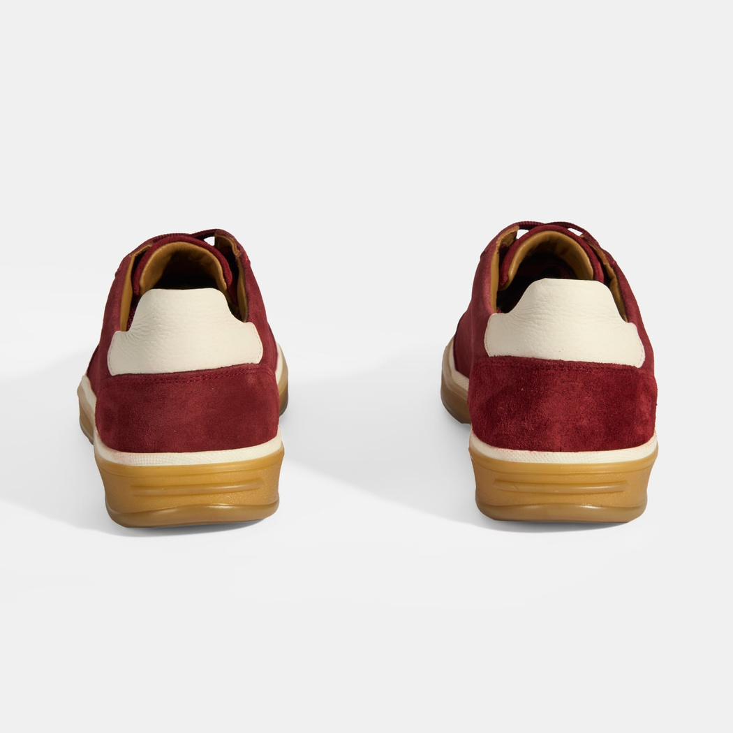 Lianra Bordo Erkek Süet Bağcıklı Günlük Ayakkabı