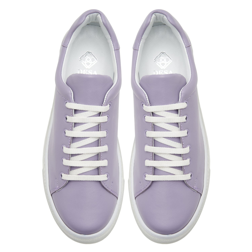 Lila Candide Kadın Deri Spor Ayakkabı