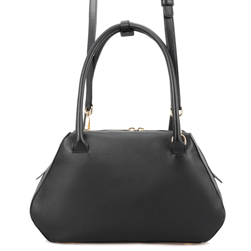 Lillesol Siyah Kadın Deri Omuz Çantası