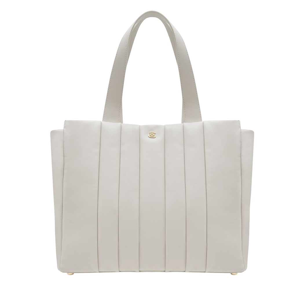 Lily Beyaz Kadın Deri Omuz Askılı Çanta