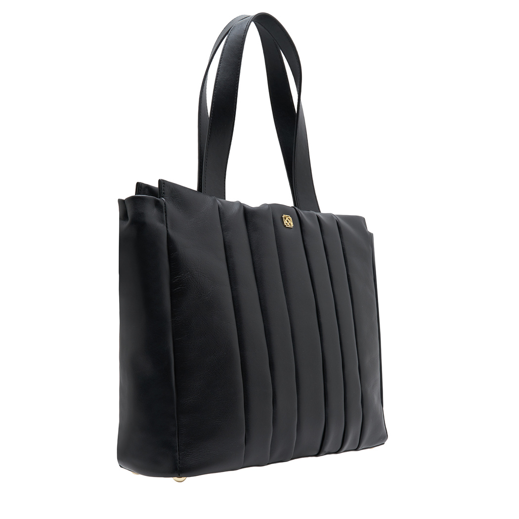 Lily Siyah Kadın Deri Omuz Askılı Çanta