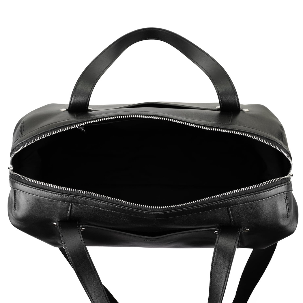 Lincoln Siyah Erkek Deri Seyahat Çantası