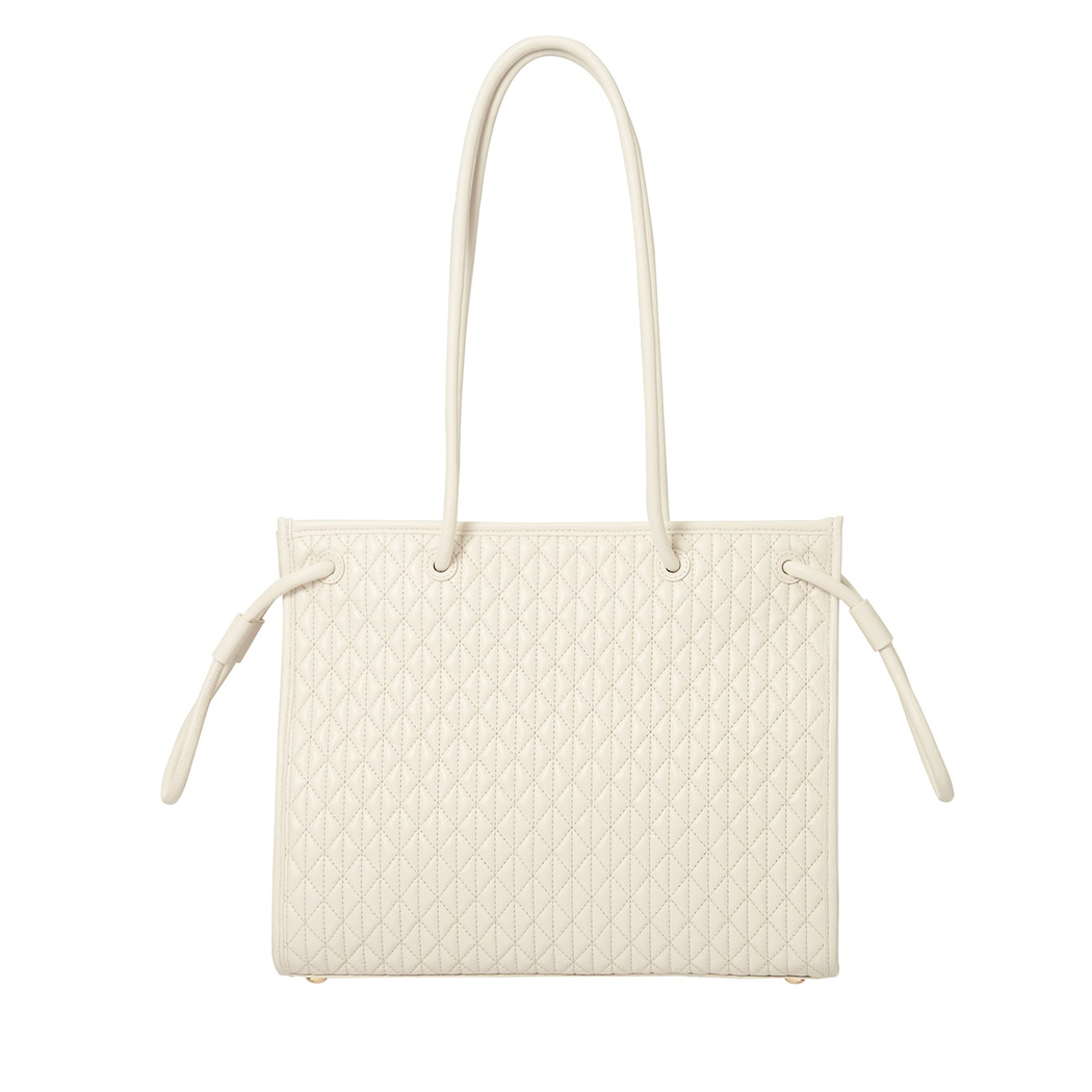 Linda Beyaz Kadın Deri Omuz Askılı Çanta