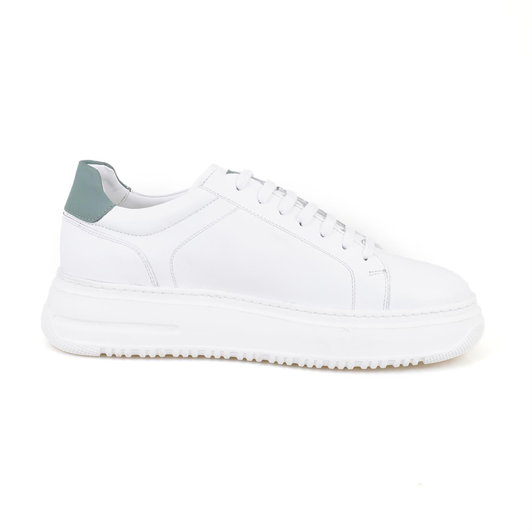Lindon Beyaz Erkek Deri Spor Ayakkabı