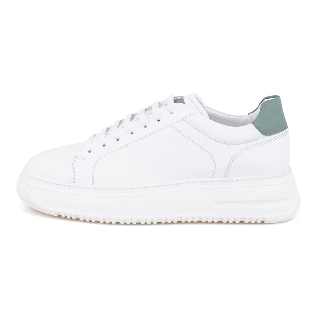 Lindon Beyaz Erkek Deri Spor Ayakkabı