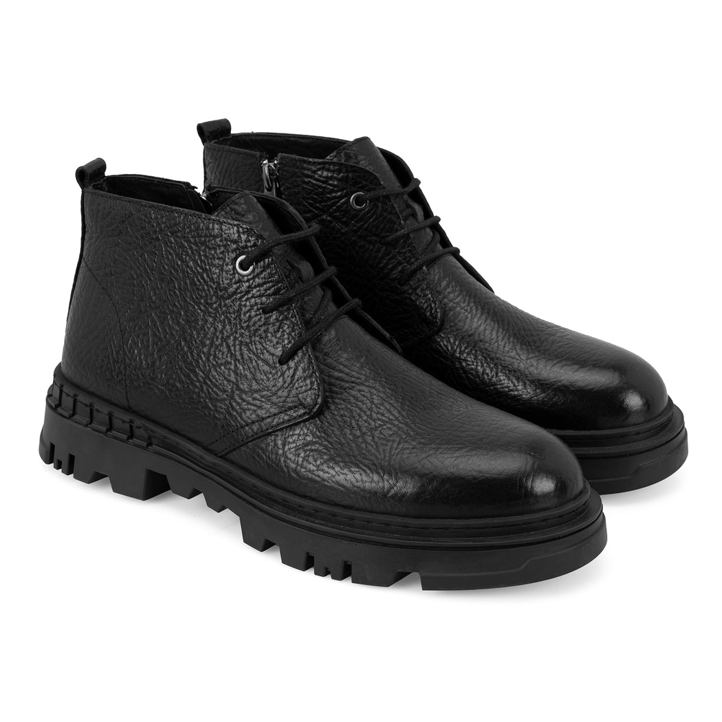 Lionra Siyah Erkek Deri Bot