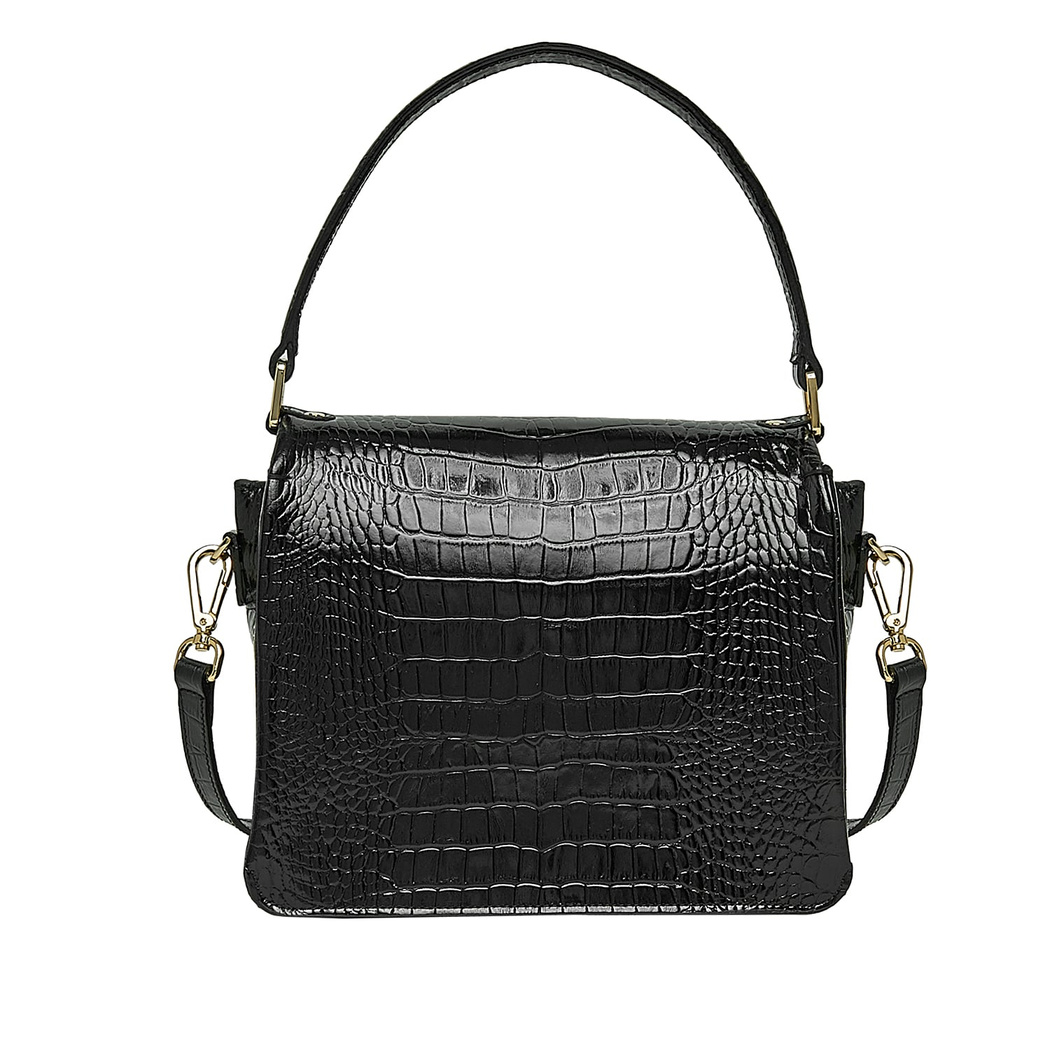 Lisare Kadın Kroko Baskılı Deri Omuz Askılı Çanta
