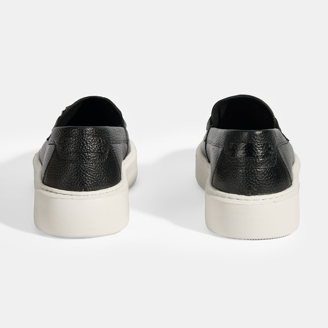 Liverty Siyah Erkek Deri Tokalı Loafer