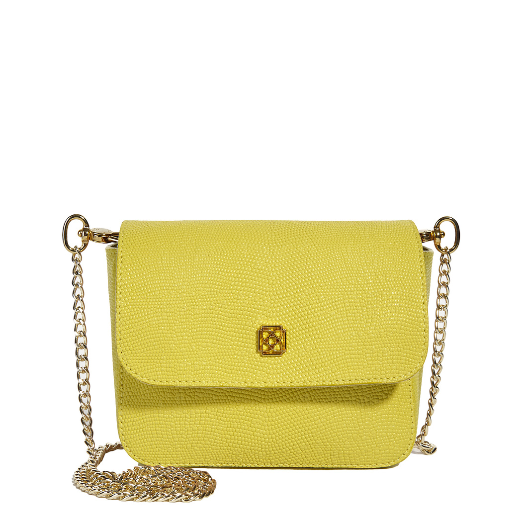 Lizart Zincir Askılı - Deri Postacı Çantası