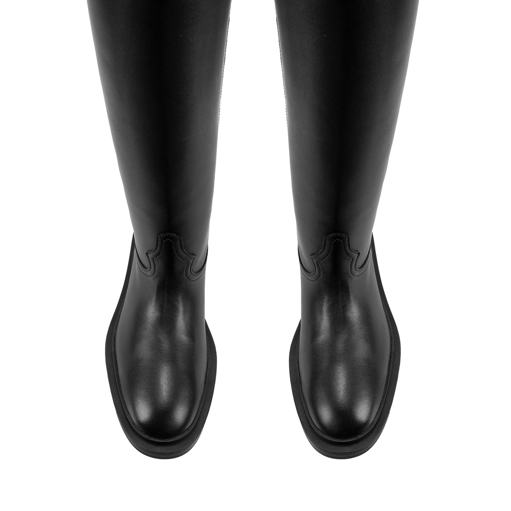 Loar Siyah Kadın Deri Çizme