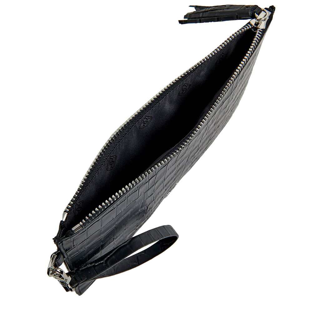 Lotus Kadın Kroko Baskılı Deri El Çantası