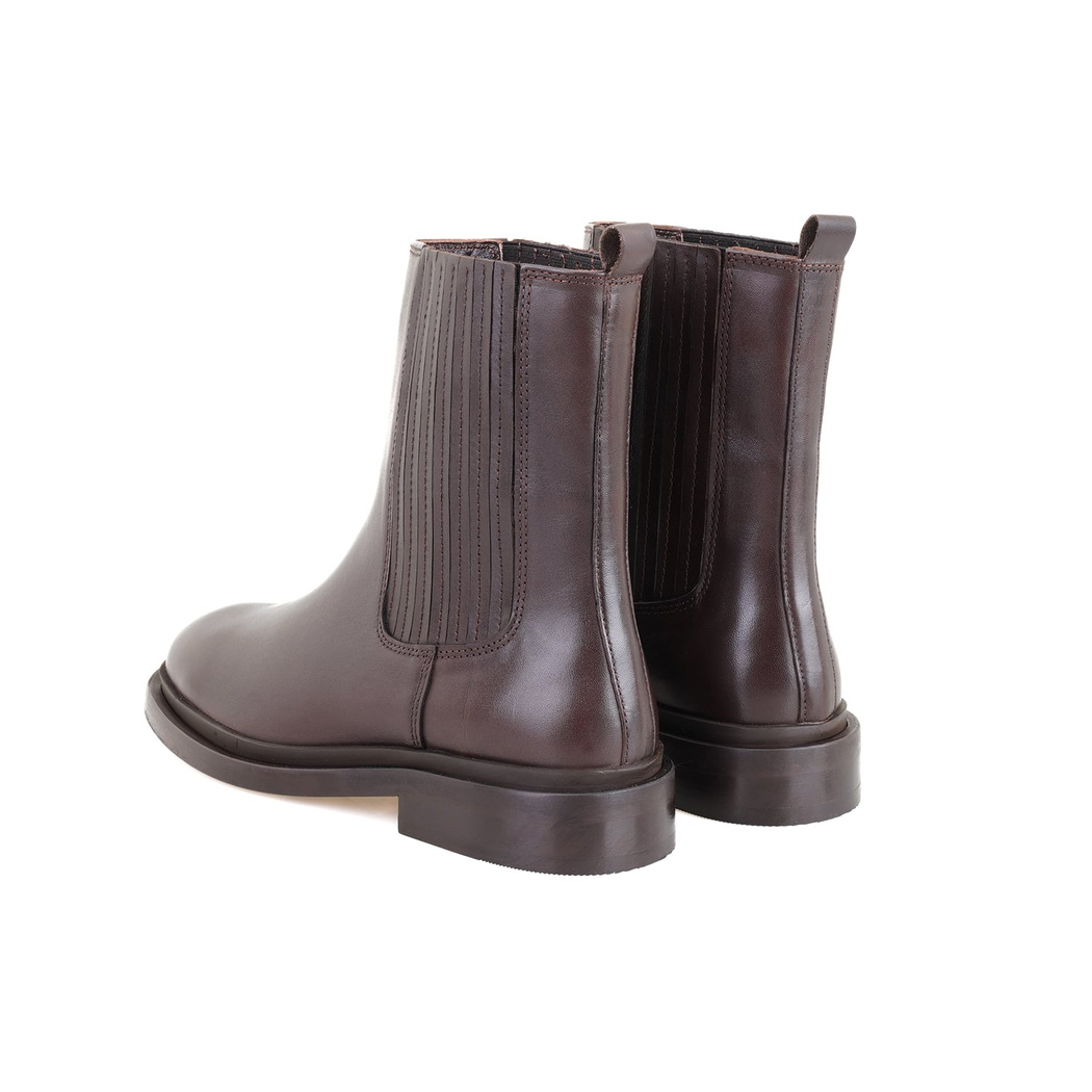 Luana Kahve Kadın Deri Bot