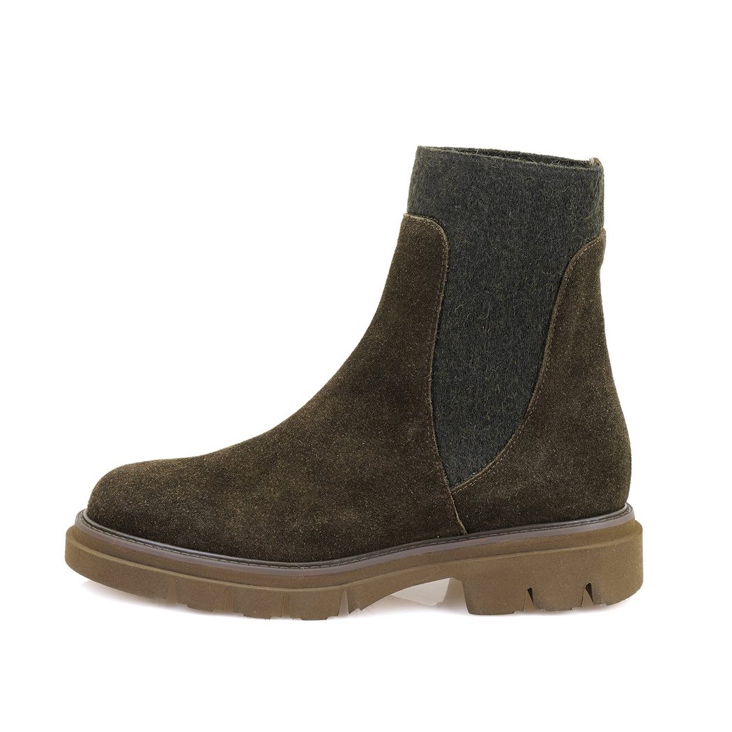 Luca Grossi Edda Yeşil Kadın Lastikli Chelsea Bot