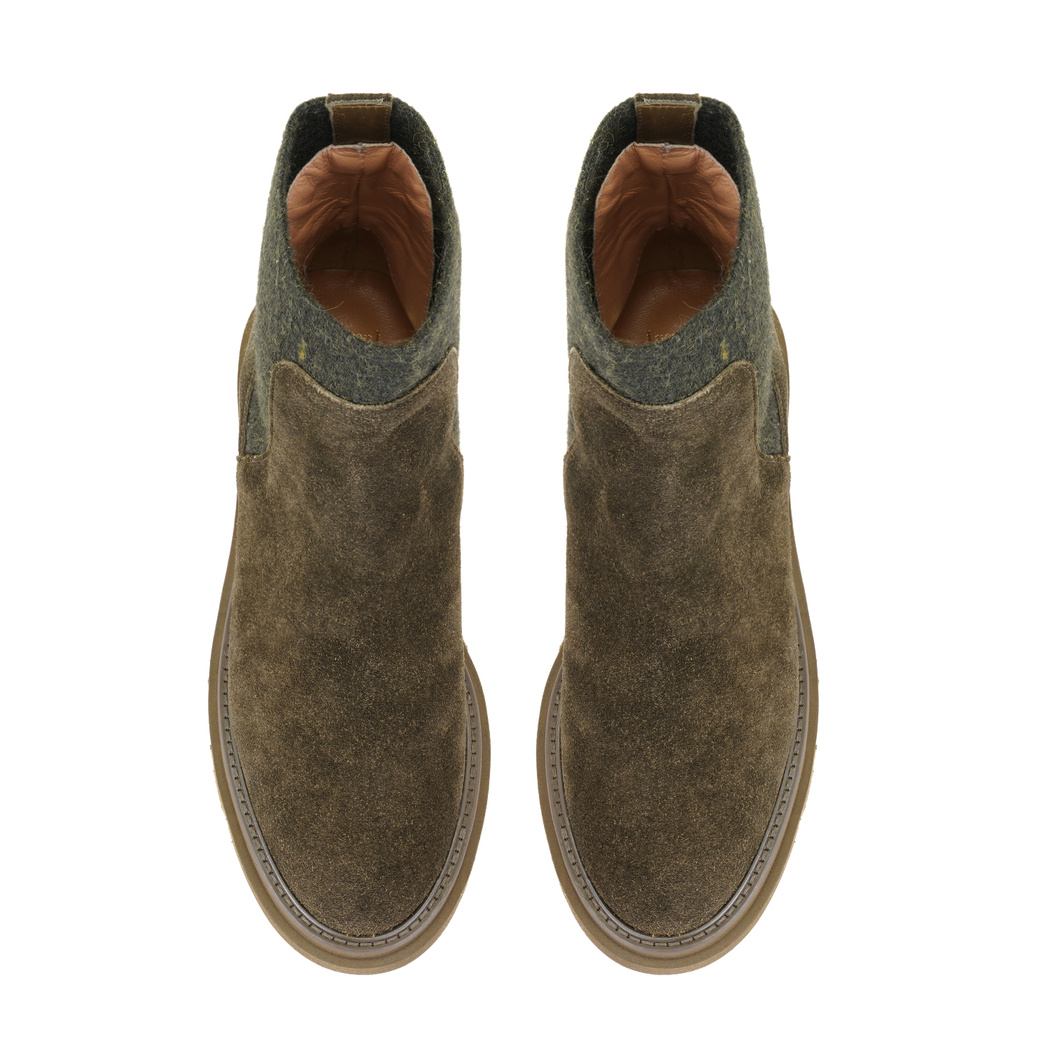 Luca Grossi Edda Yeşil Kadın Lastikli Chelsea Bot