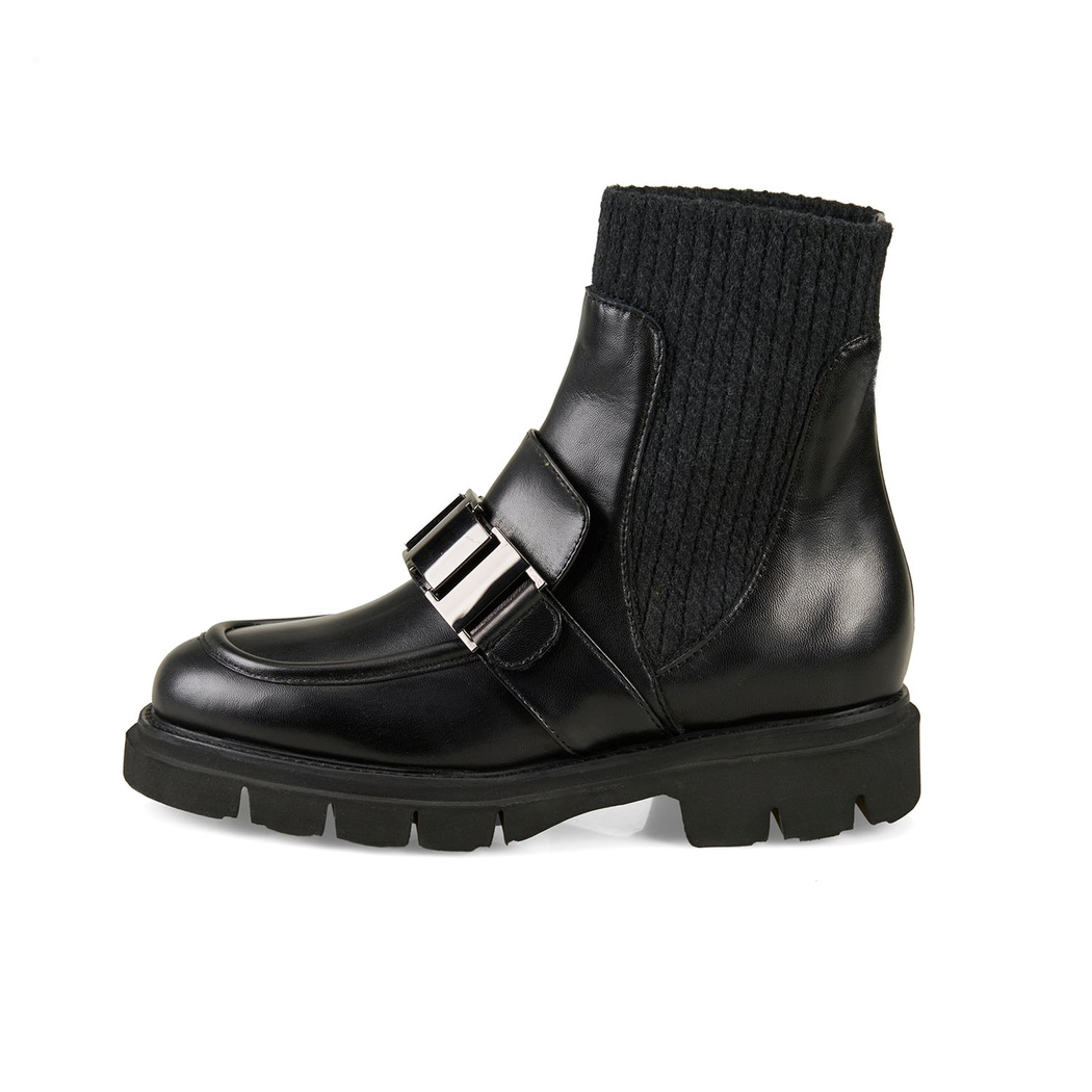 Luca Grossi Fosca Siyah Kadın Toka Detaylı Bot