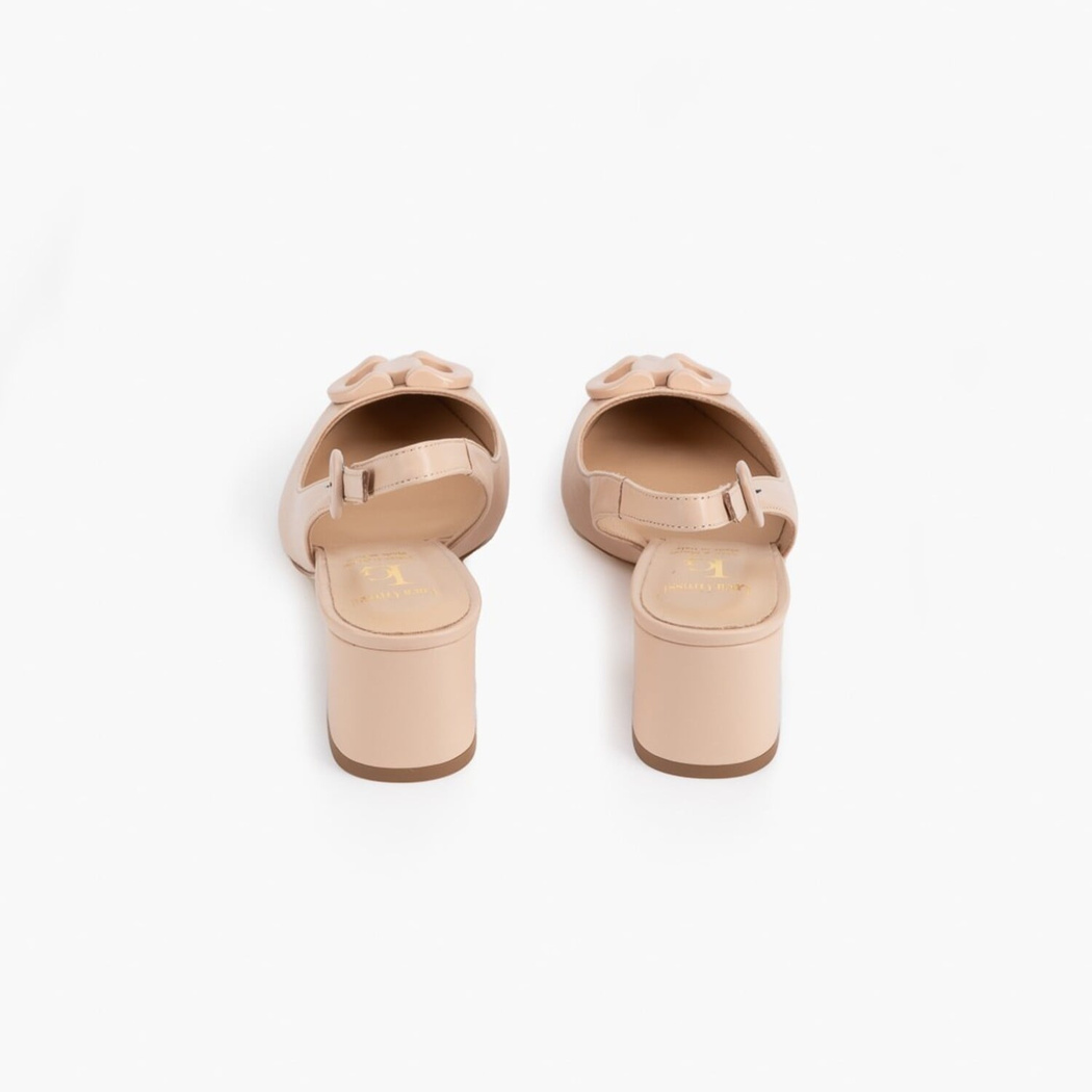 Luca Grossi Kadın Bej Topuklu Klasik Ayakkabı