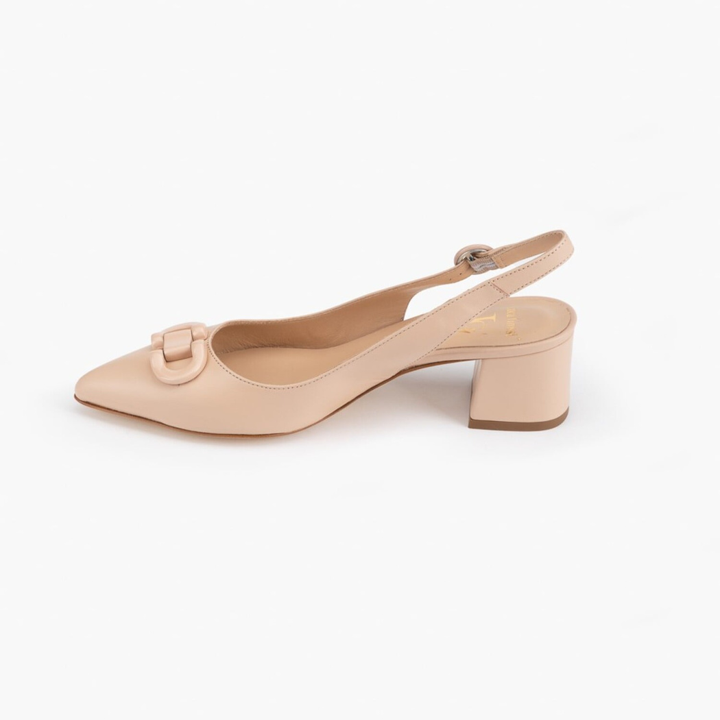 Luca Grossi Kadın Bej Topuklu Klasik Ayakkabı