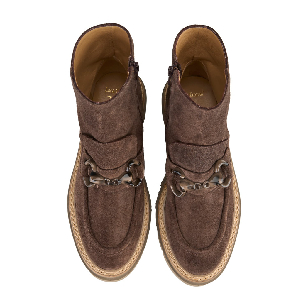 Luca Grossi Kadın Kahve Süet Bot