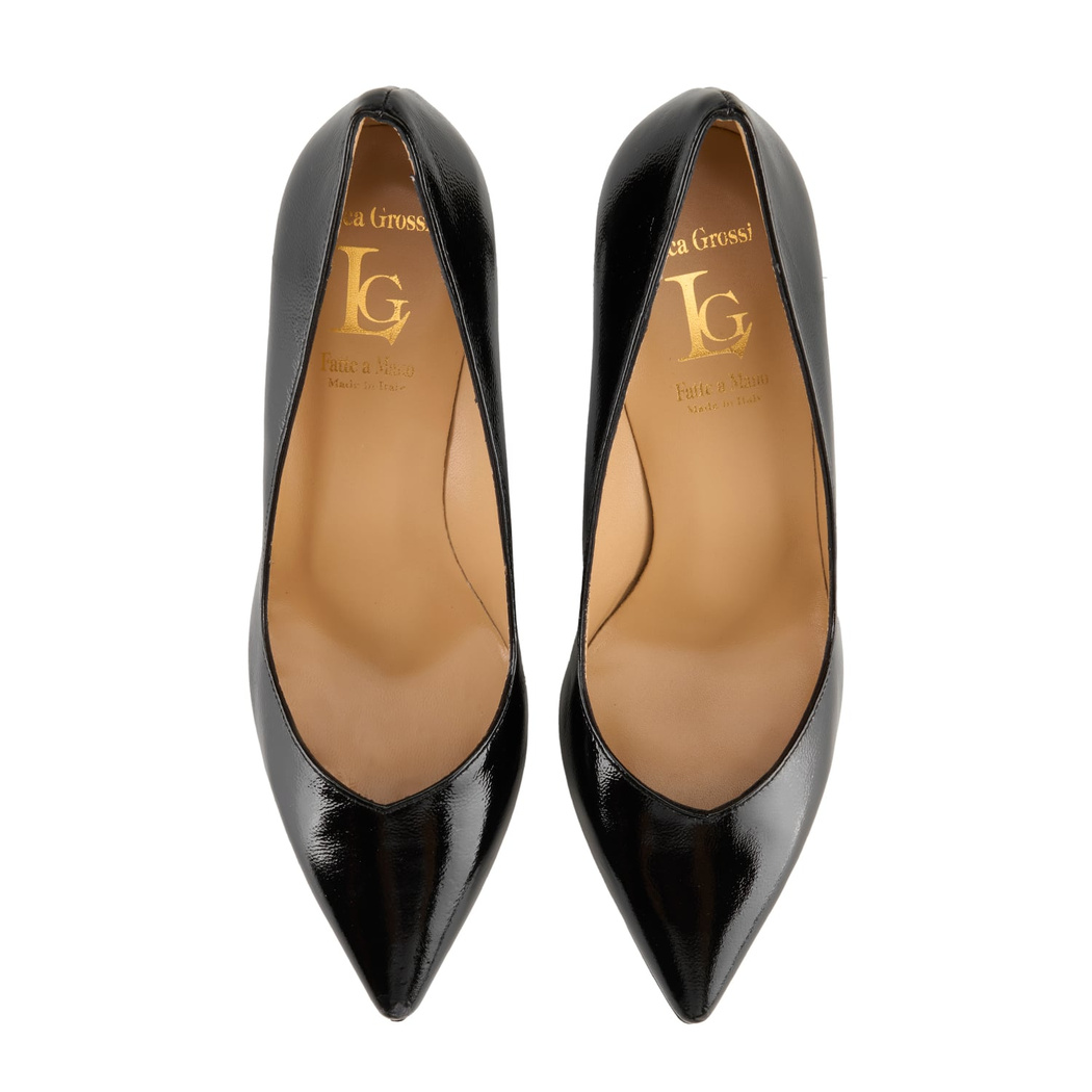 Luca Grossi Kadın Siyah Deri Topuklu Klasik Ayakkabı