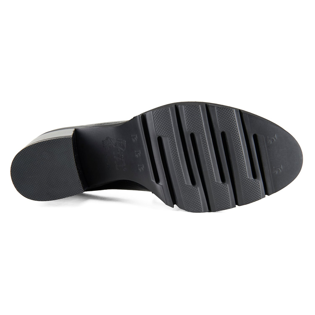 Luca Grossi Kadın Siyah Topuklu Deri Günlük Ayakkabı