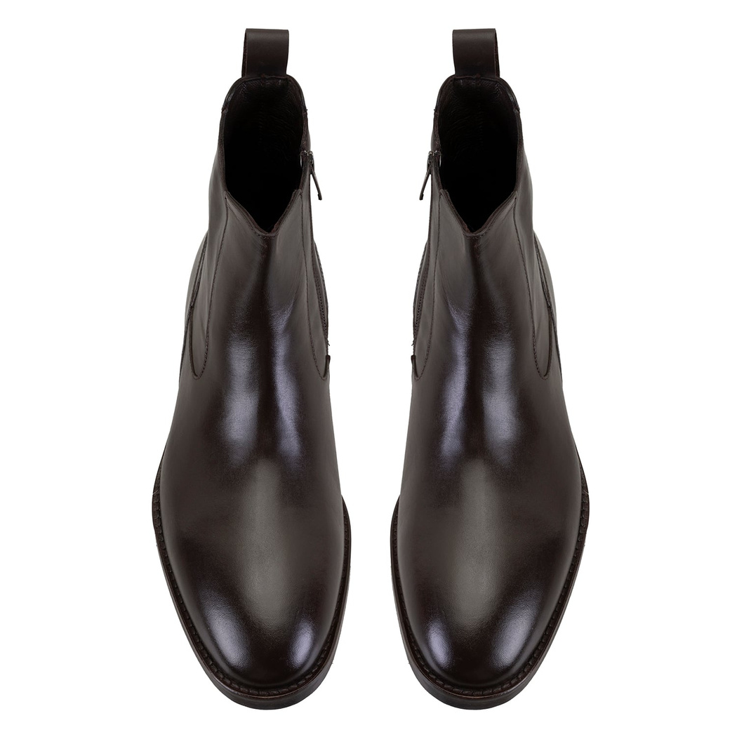 Luella Kahve Erkek Deri Bot