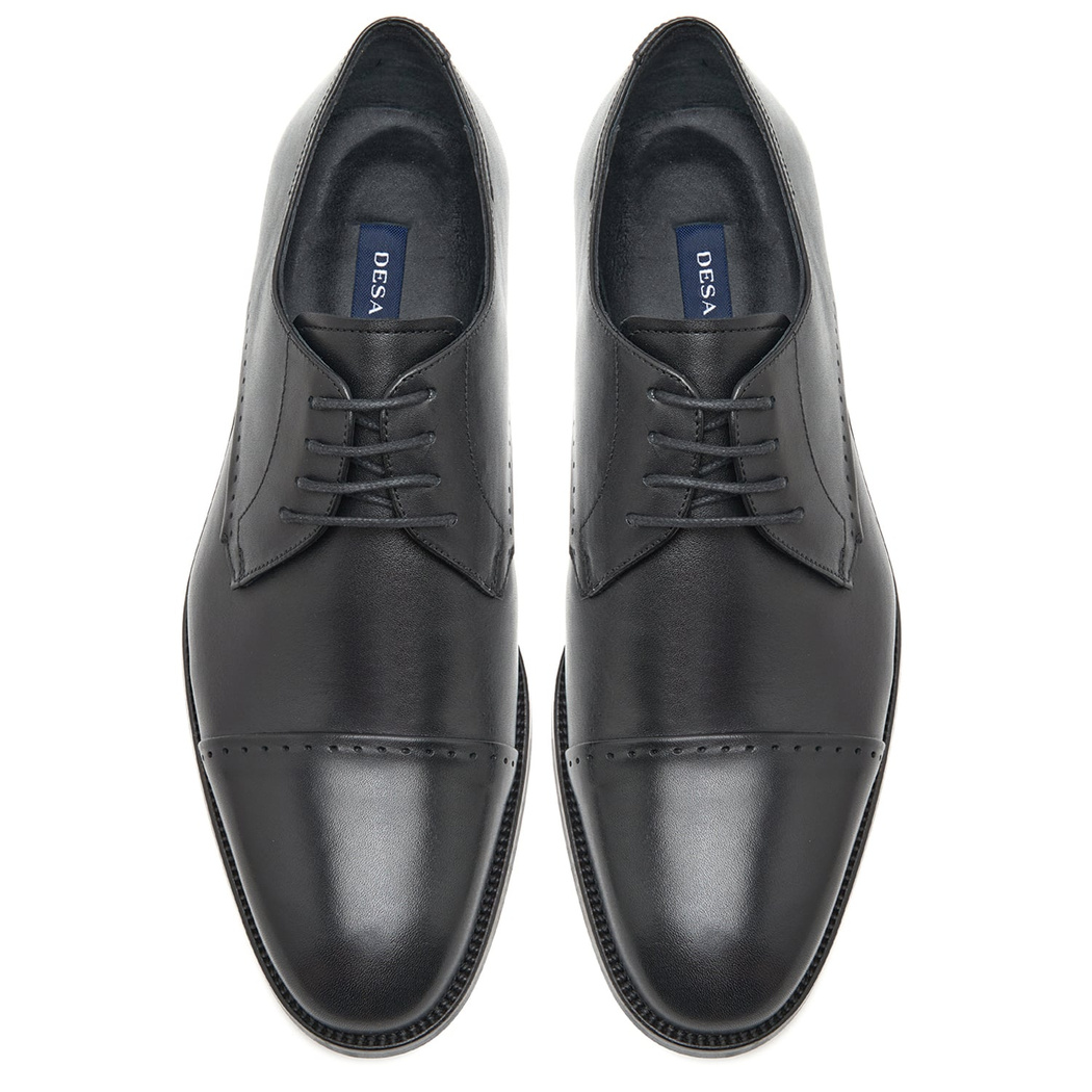 Lui Siyah Erkek Deri Klasik Ayakkabı