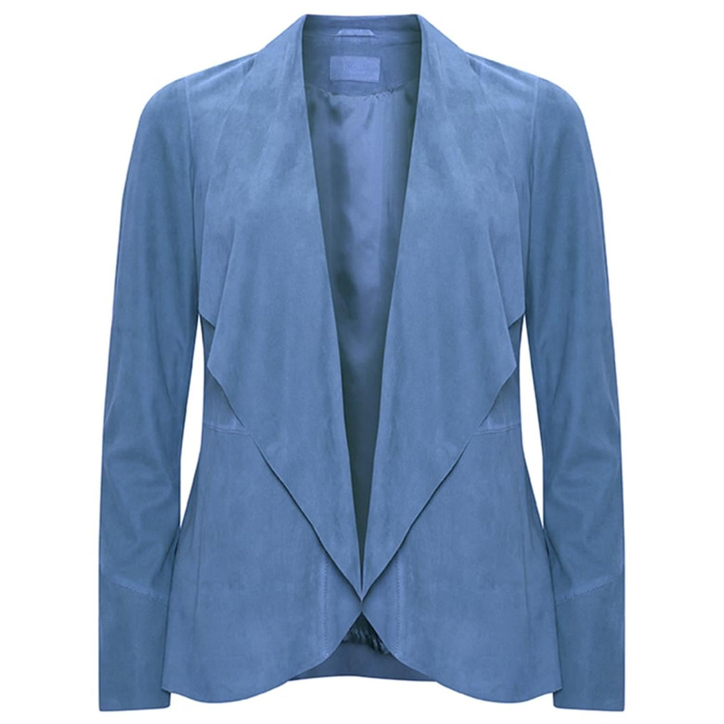 Magenta Kadın Şal Yaka Süet Ceket