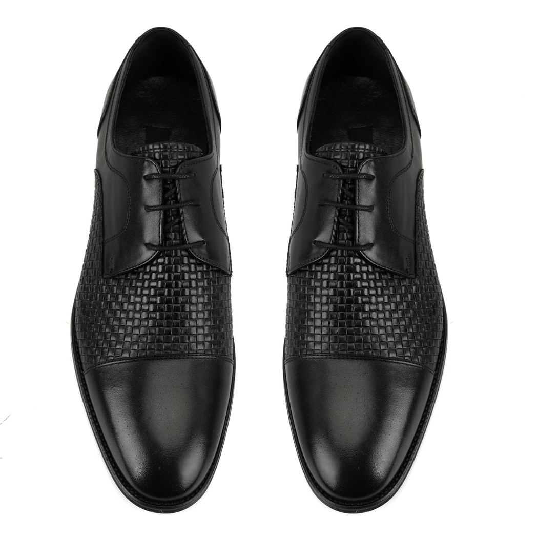 Magnus Siyah Erkek Deri Klasik Ayakkabı