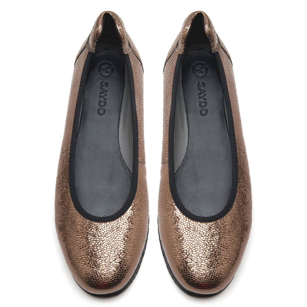 Maid Comfort Metalik Vizon Kadın Deri Günlük Ayakkabı