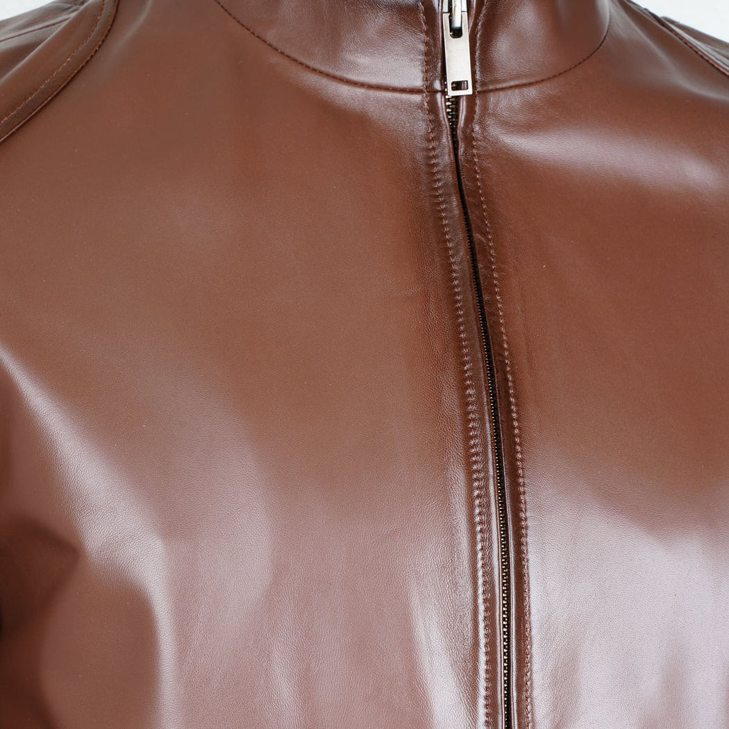 Manlio Kahve Erkek Deri Mont