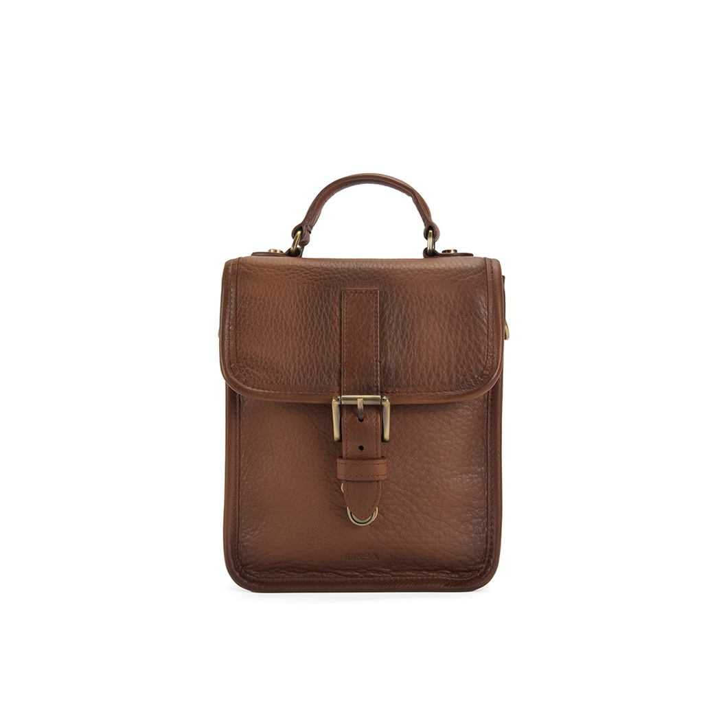 Marcel Kahve Erkek Vintage Deri Postacı Çantası