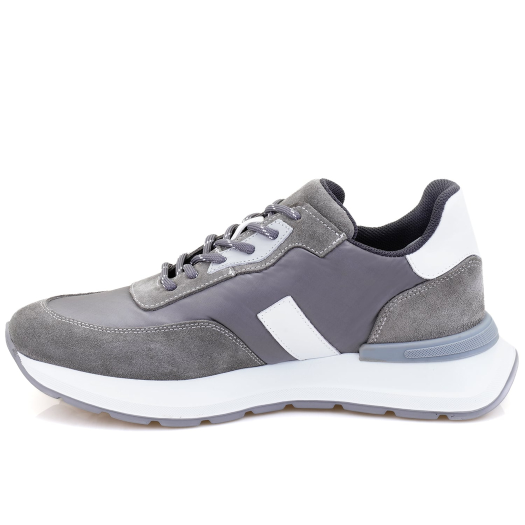 Marcio Gri Erkek Spor Süet Deri Ayakkabı