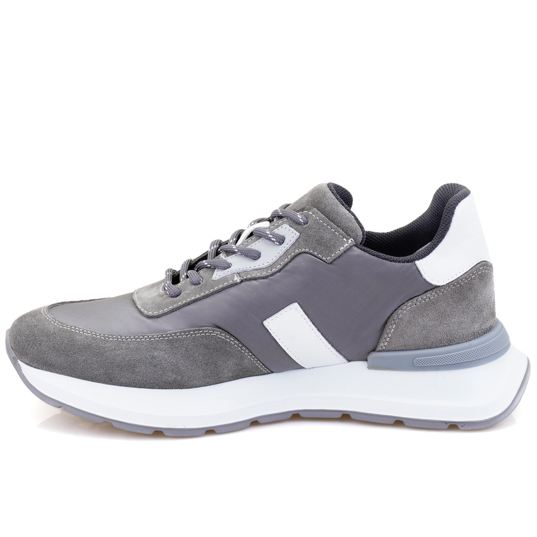 Marcio Gri Erkek Spor Süet Deri Ayakkabı