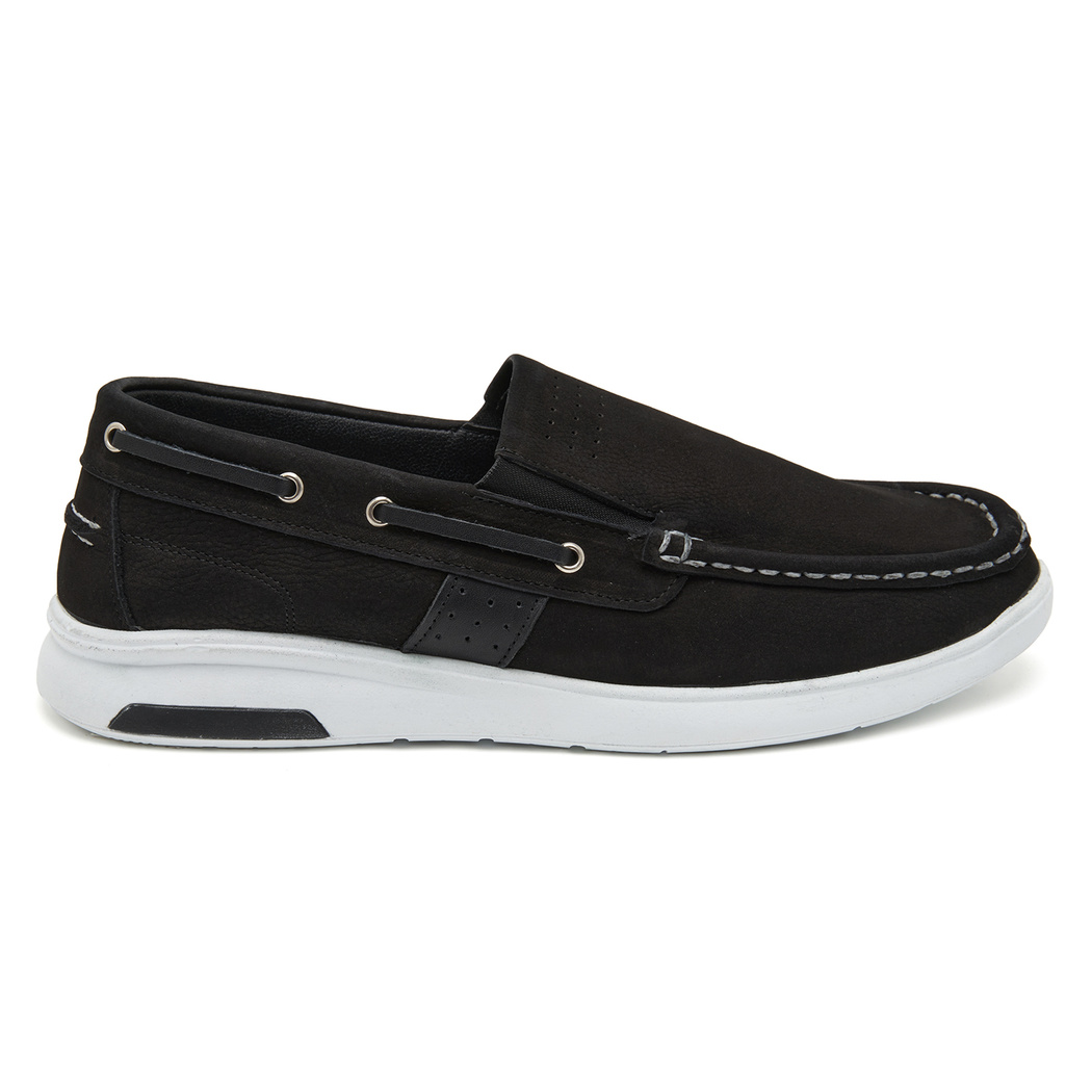 Mare Siyah Erkek Deri Loafer