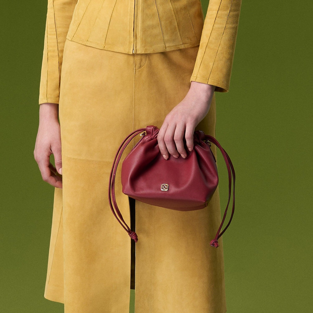 Maria Kırmızı Kadın Deri Omuz Çantası