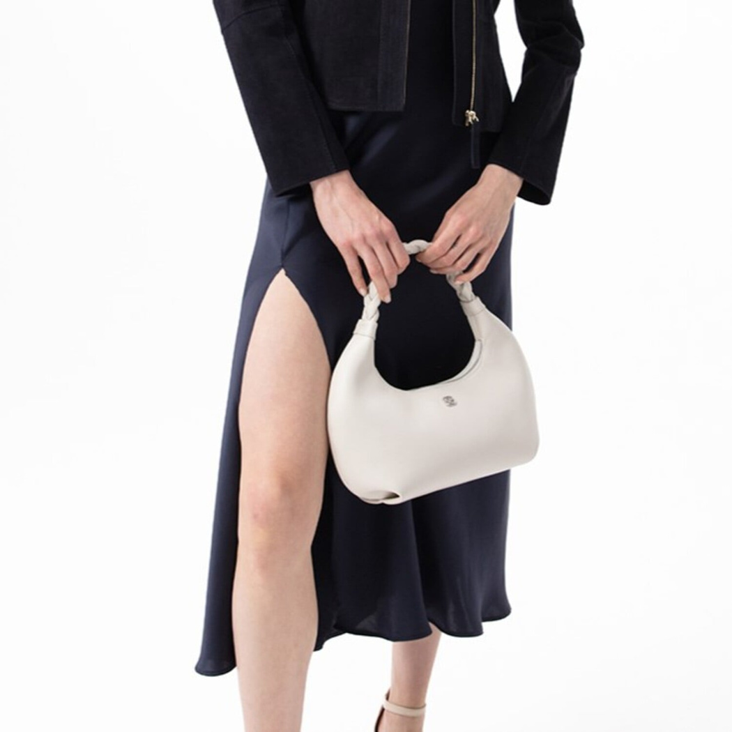 Maritza Beyaz Kadın Deri Omuz Çantası